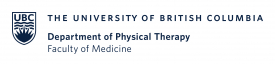 The University of British Columbia Faculty of Medicine, Department of Physical Therapy Logo