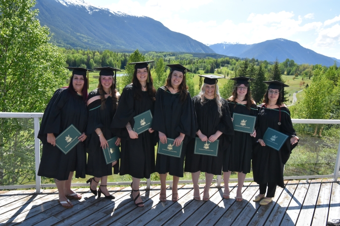 Group of graduates Terrace