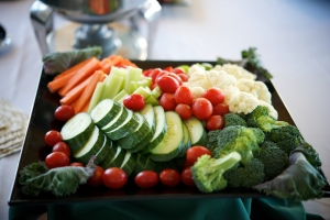 UNBC Catering vegetable tray
