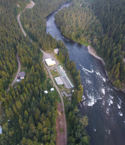 Quesnel River Research Centre - Aerial View