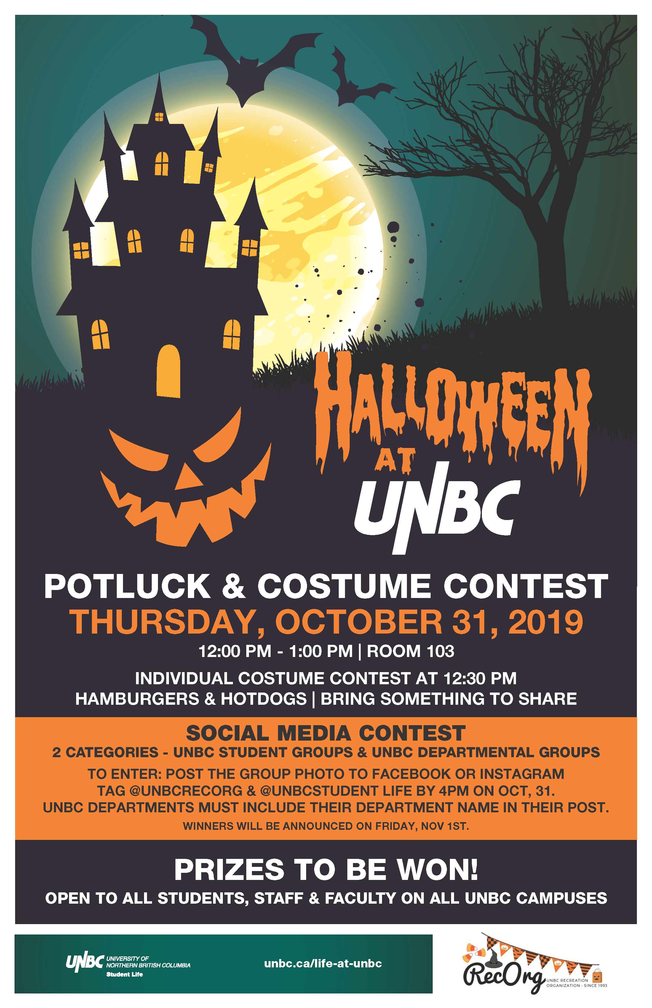 Halloween at UNBC Northwest