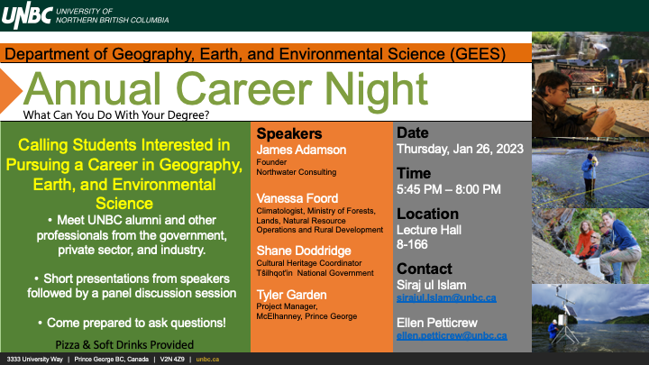 Annual Career Night Poster
