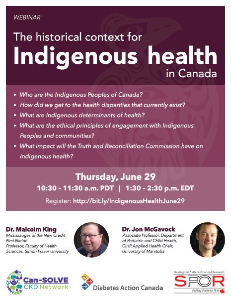 indigenous health webinar