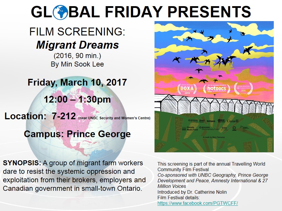 Global Friday Poster - March 10, 2017
