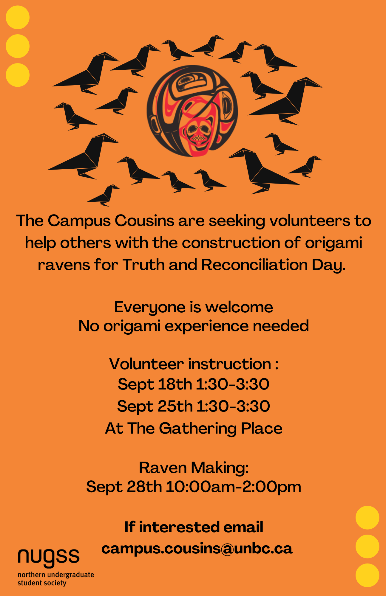 Raven Volunteer Poster