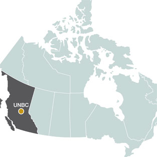 UNBC Map of Canada