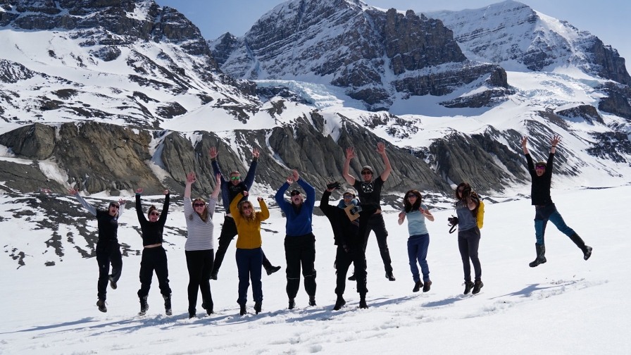 Students in the Mountains, Snow and Ice in B.C. 2022 Field School