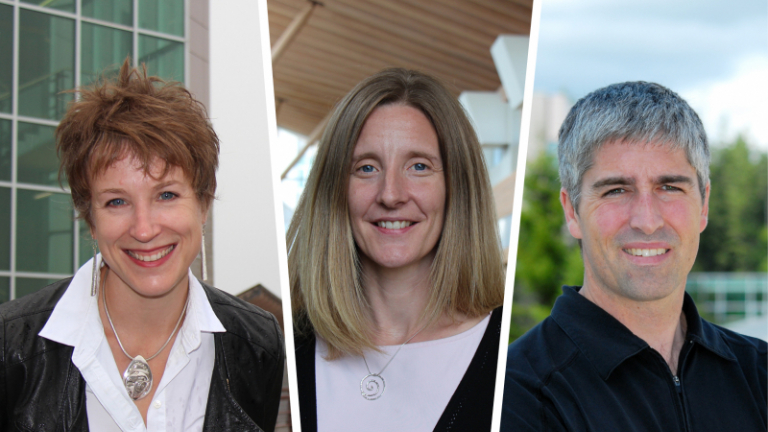 Drs. Sarah de Leeuw, Sarah Gray and Brian Menounos are all appointed or reappointed as Canada Research Chairs. 