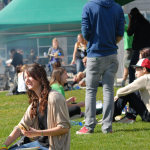 Grab some grub at a number of BBQs that happen on campus at the beginning and ending of the year.