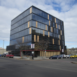 The Wood Innovation and Design Centre in downtown Prince George, BC.