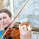 PhD student Sonja Ostertag plays viola with the Prince George Symphony Orchestra.