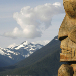 Totem pole in the Northwest
