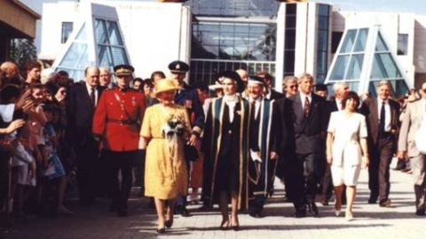 Queen Elizabeth II at UNBC