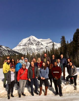 Geography group at Mt. Robson